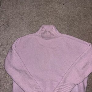 & Other Stories Women's Pink Turtleneck Sweater